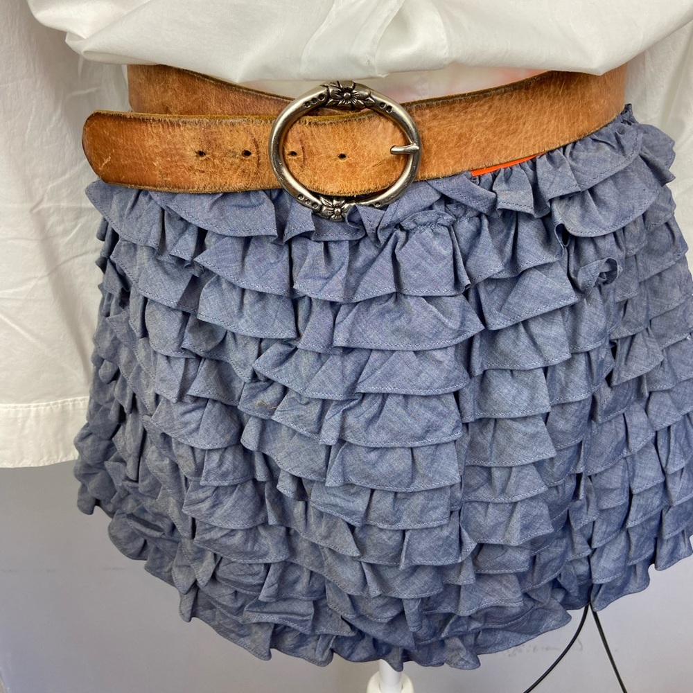 J Crew ruffled skirt